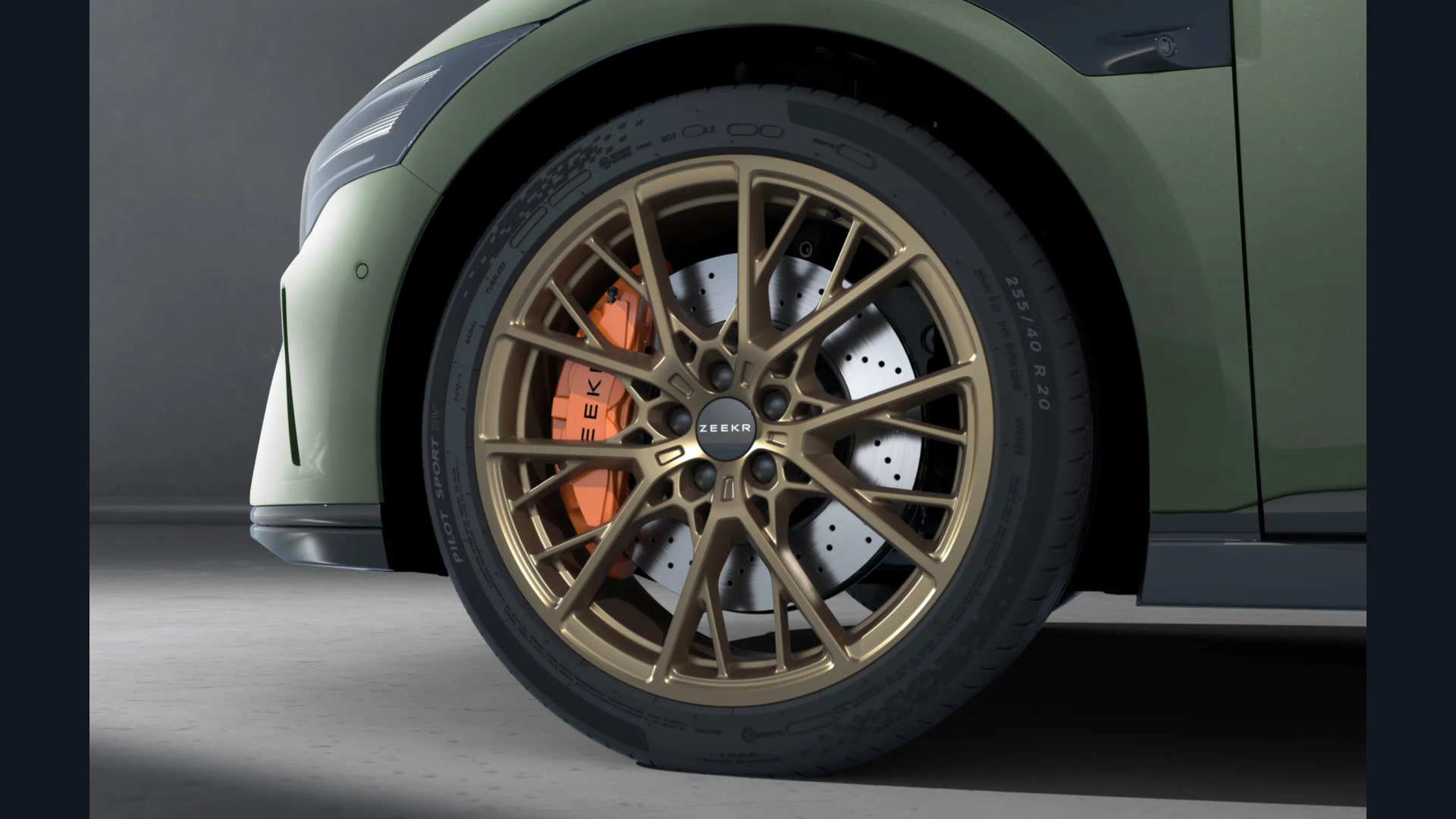 Zeekr 007GT - Wheel and tyre design