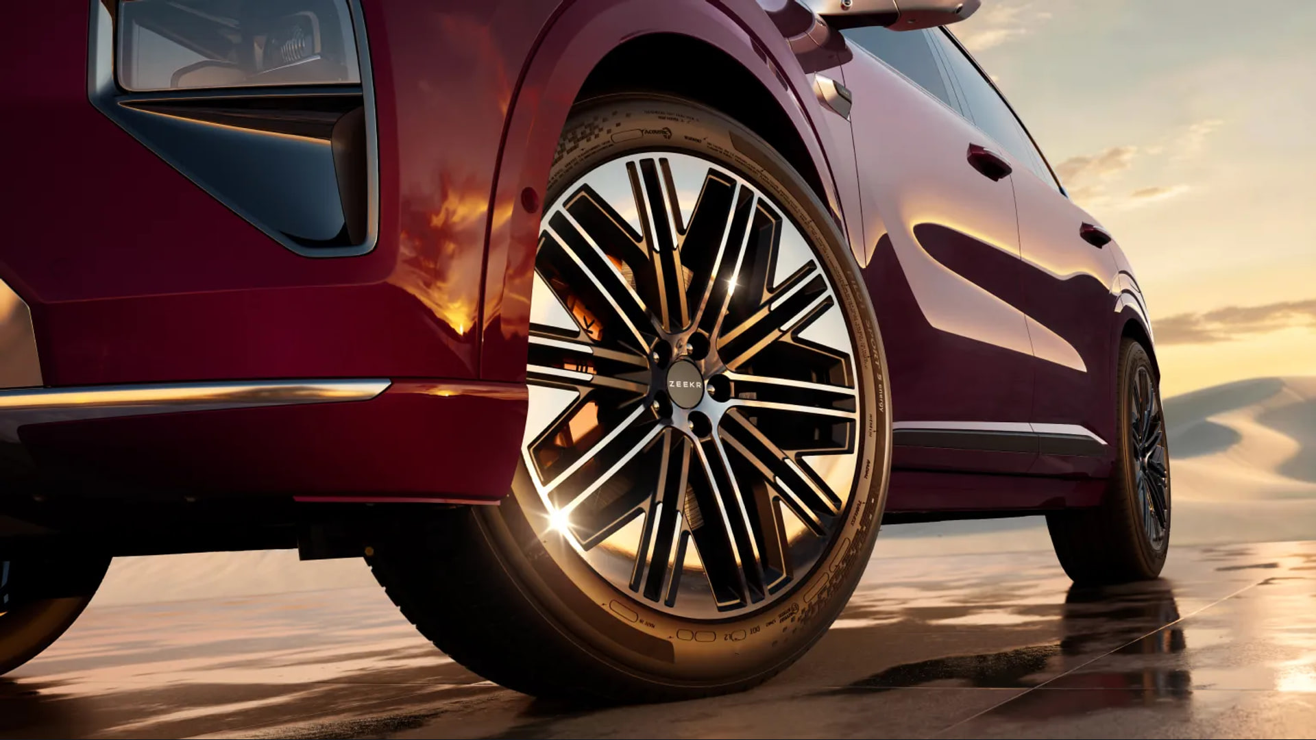 Zeekr 8X - Wheel and tyre design